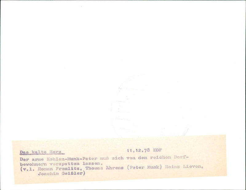 1978 GENTLEMAN MARIANNE FALSE MOST POPULAR FILMS PETER - Vintage Photograph