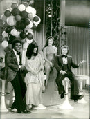 ALL SONGS THESE FOUR HAVE MUSIC TOPIC TOGETHER SING BIE - Vintage Photograph