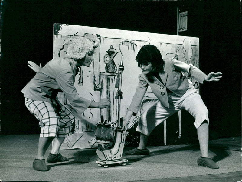 Children's and youth theater at the tower - Vintage Photograph