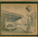 TANKSTE MOTI ARAL FRANKFURT PETROL STATION BASELE - Vintage Photograph
