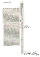 1998 TANKSTE ESTELLE MOTI LIEBAUGELT STUCCO FRANKFURTER HINTERLAND - Vintage Photograph