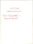 TANKSTE MOTI ESSO GAS STATION PLACE REPUBLIC - Vintage Photograph