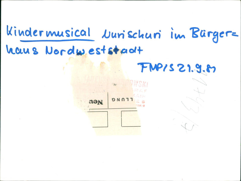 Musical "Nurischuri" - Vintage Photograph