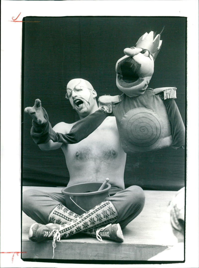 1985 Artists of the Dutch group "Phone Booth" - Vintage Photograph