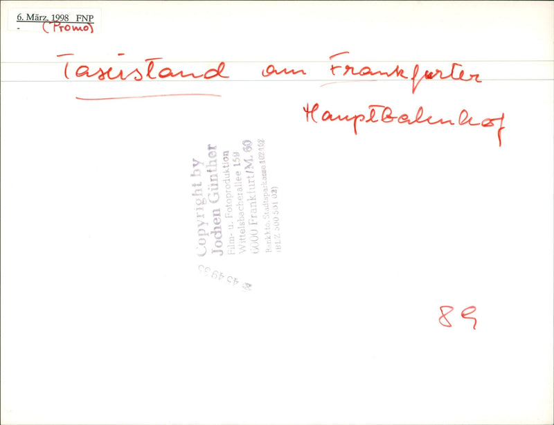 BAHUBA HAND FILM DIRECTED AND PRODUCED FOT - Vintage Photograph