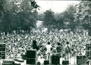 1981 SUMMERIME FREN MUSIC SUMMER MUSEUM PARK MAINUFER FUPIS FFM SUM - Vintage Photograph