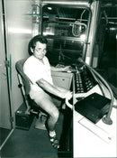 1986 PENBAHNEN BUSS PERSONAL DRIVER TRAM DRIVER CONT ROTH ROCK FILM - Vintage Photograph