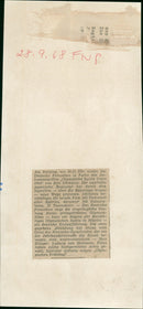 1964 OBJECTIVE MEXICO GERMAN TELEVISION BROADCASTS FURBE FILM - Vintage Photograph