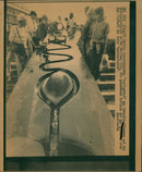 WINNING FLOWS GUKUNUD ARE MODELED FLU BED NATURE - Vintage Photograph