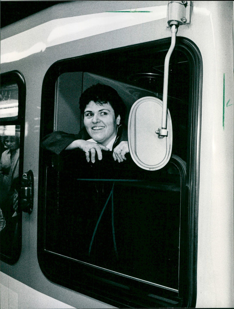 1989 UBAHN YEARS AGO COCKPIT RAILWAY EINI TRAI FILM - Vintage Photograph