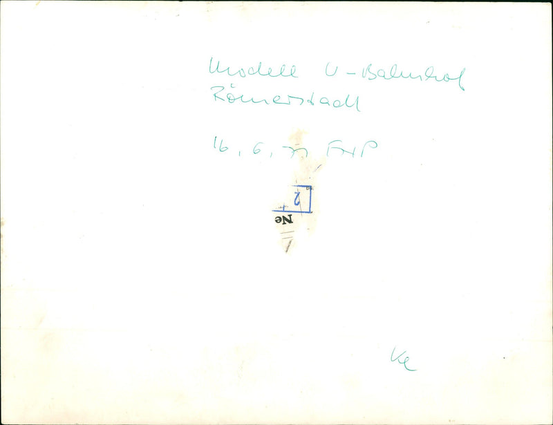 MERSTADT RAILWAY STATION MODEL SALURAL WHEELSDAELL BYL MERSTAD - Vintage Photograph