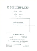 1999 REFELD MELDEPRESS GMBH SCHONEBERGER UFER BOX BERLIN TEL FAX FILM - Vintage Photograph
