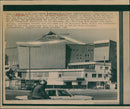 1987 Construction of the new chamber music hall in Berlin - Vintage Photograph