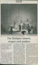 1985 EATER RSTUCKE SAINTS AND SINGI MAW FRANCE HONG PAUL BRIGITTE MODEL - Vintage Photograph