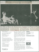 1993 THEATER TERSTUCKE ROCKABY ROTH PARIS MUSIC TRIUMPH ROBERT PAUL - Vintage Photograph