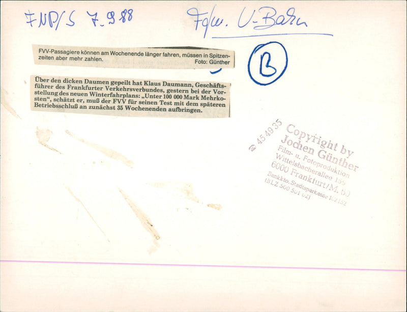 BAHN HOFE VERSCH LIFTS COMMUNITY RAILWAY STATIONS RAIL FILM - Vintage Photograph