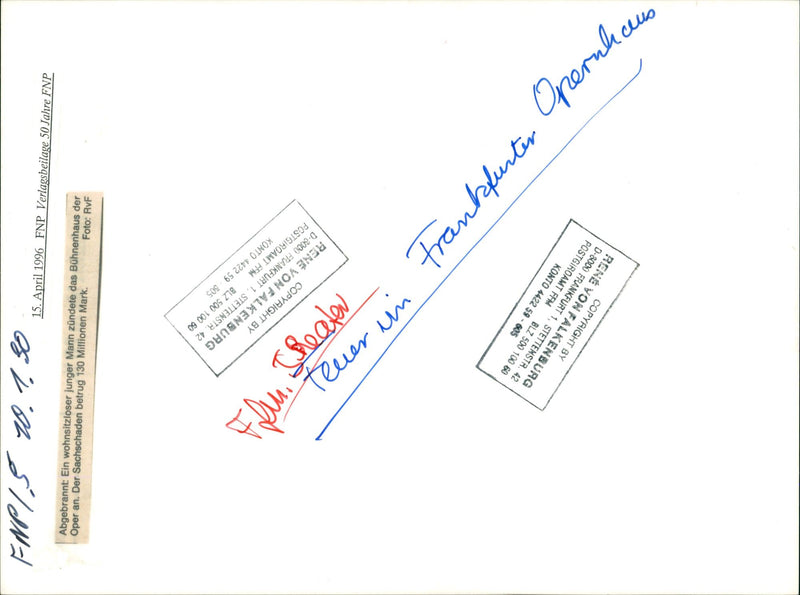 EATER URBAN ARSON MICHAEL RECONSTRUCTION APLIG FILM - Vintage Photograph