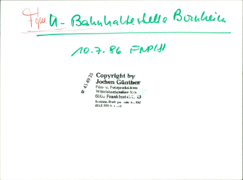 BAHN HOFE VERSCH LIFTS COMMUNITY RAILWAY STATIONS RAIL FILM - Vintage Photograph