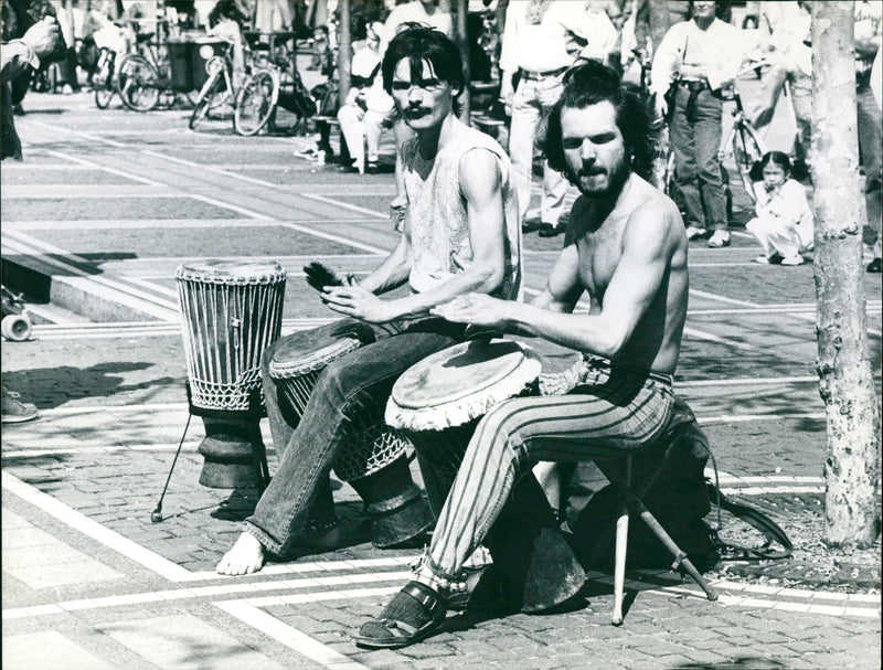 MICK GROS MUSICIANS BAND RELEASED ITS FIRS - Vintage Photograph