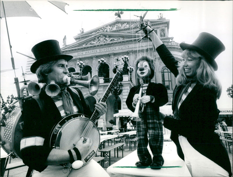 Festival of street musicians - Vintage Photograph