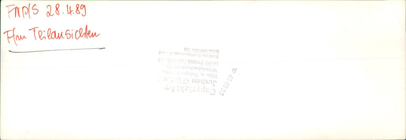 VIEWS CINEMA JOCHEN FILM FOTOPADA WITTELSBACHER FRANK LLL - Vintage Photograph