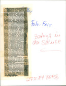 1987 SCHULES SCHULERZEITUNG DISTRIBUTION DERSE SCHULER BAND FILM - Vintage Photograph