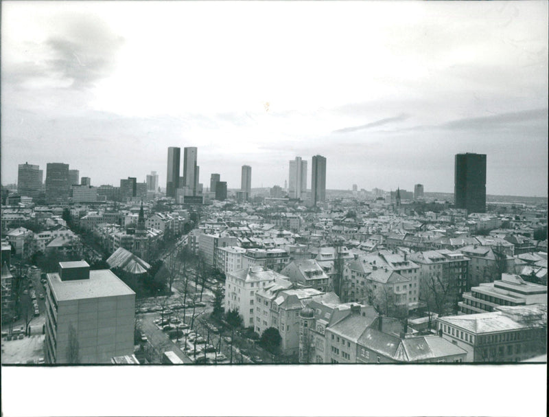 VIEWS CITIES FRANKFURT GERMANY FEATURED FILM SHOT - Vintage Photograph