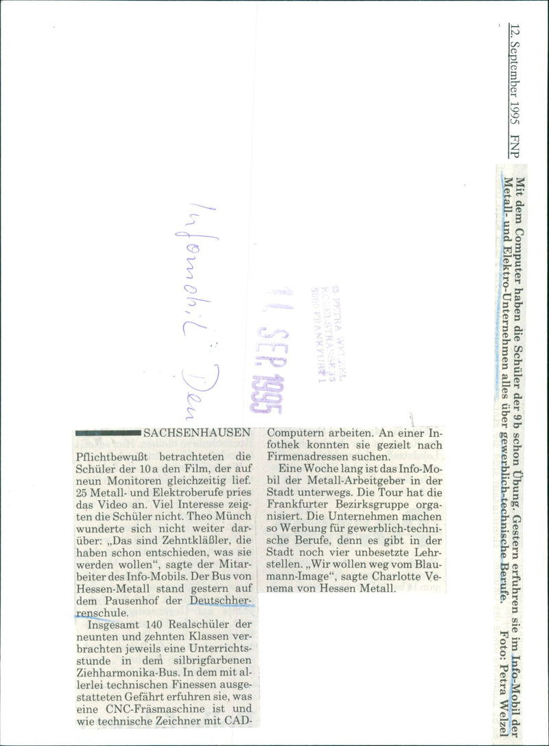 1995 TRAIN SECHNIK BOTTOM COMPUTER TELEVISION TEACHERS IMAGE FILM - Vintage Photograph