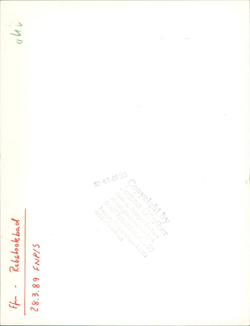 1989 OVEIS DESANSTALTUNGEN FUR REBSTOOKBAD SWIMMING EBSTOCKBAD DESANST FILM - Vintage Photograph