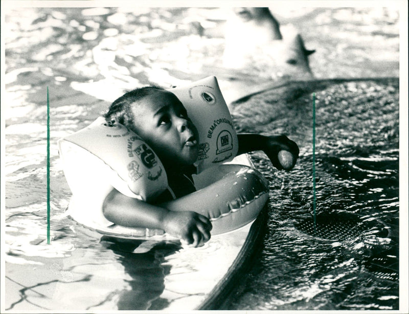 1989 OVEIS DESANSTALTUNGEN FUR REBSTOOKBAD SWIMMING EBSTOCKBAD DESANST FILM - Vintage Photograph