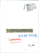 1986 NIELPLATZE CROOKED SLIP TRACK FELL GROUND CERNA FILM - Vintage Photograph