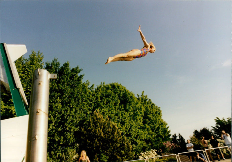 SWIMMING POOL BRENTANOBAD MOST POPULAR POOLS - Vintage Photograph