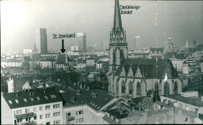 1973 LILLE TRICONY CHURCH LEONHARDA HOCH SHEET MUSIC FRANKFURTER NEW PRES - Vintage Photograph