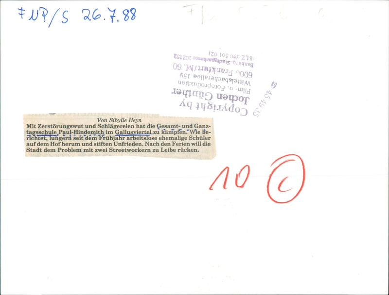 1988 VIOLENCE COUNTRYSIDE WIE TUNGERN SINCE SPR PAUL FILM - Vintage Photograph