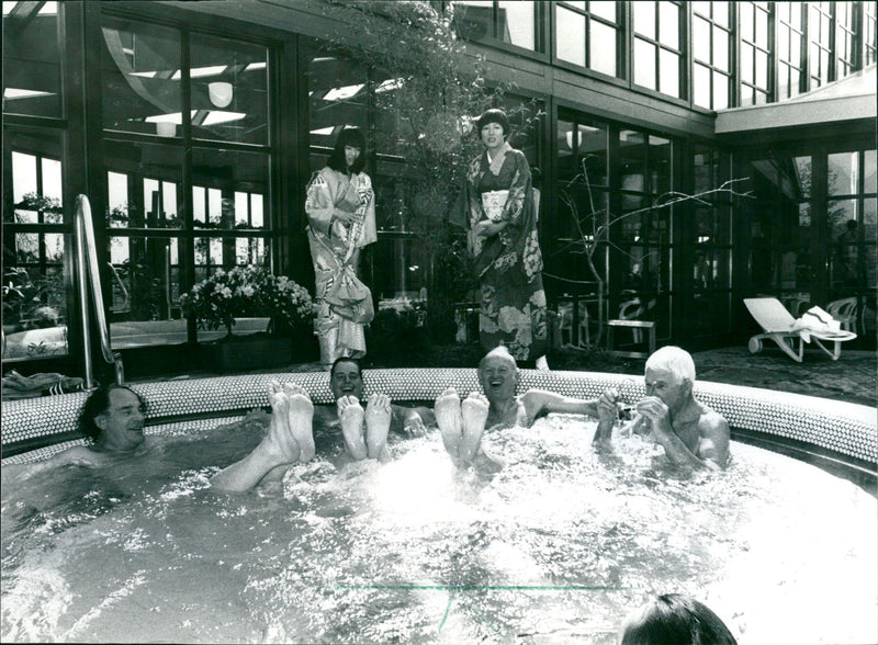 1986 RECONSTRUCTION OPENING SWIMMB REBSTOCKBAD CONSTRUCTION FILM - Vintage Photograph