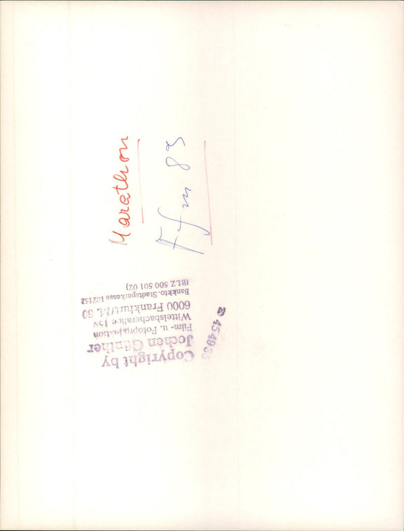 FRANKFURT MARATHON NPT SHOME FILM FOTOPRO - Vintage Photograph