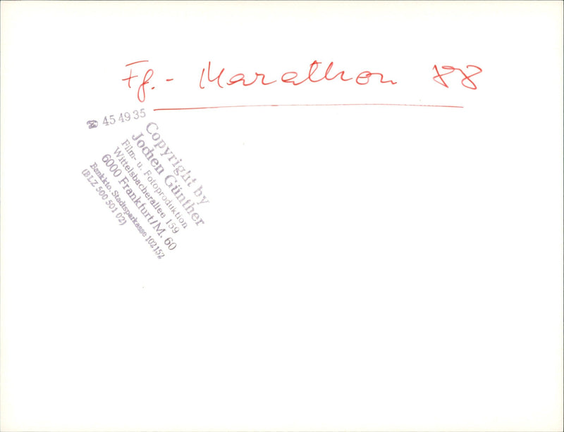 PRATHON FRANKFUR WOMEN KIRKEBERG MANNER BASS GRUNING FILM - Vintage Photograph