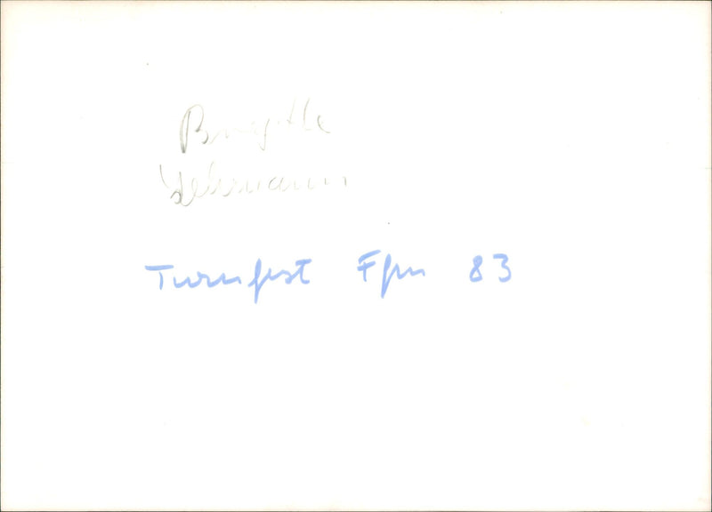 TURNFEST FFM SOETH NEW VERSION POPULAR MUSIC STATION - Vintage Photograph