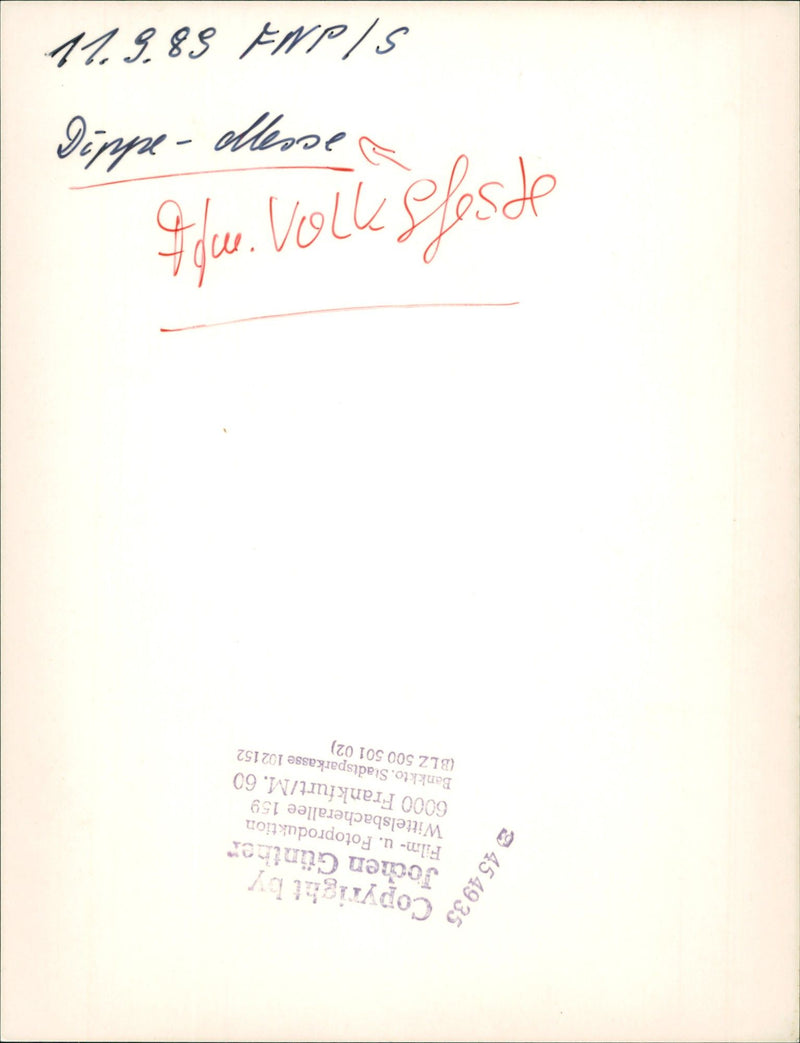 FILM KSFESTE STADTSPARKASSE FRANKFURT GERMANY - Vintage Photograph