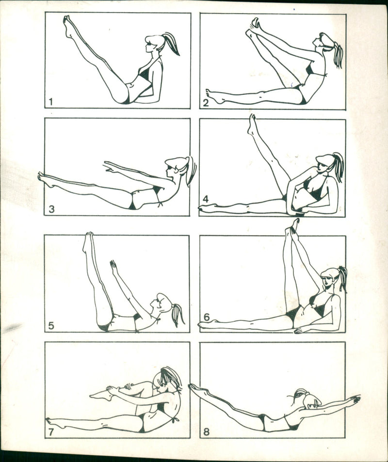 1980 BIKINI TRAINING MINES RCOURS - Vintage Photograph