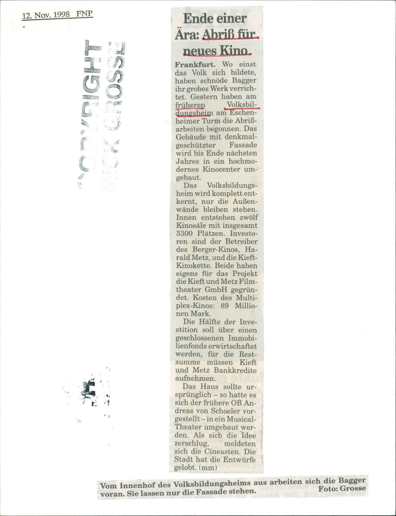 1998 EDUCATIONAL UNIVERSITY SCHOOL MINOS BUILDING MONUMENT FILM - Vintage Photograph