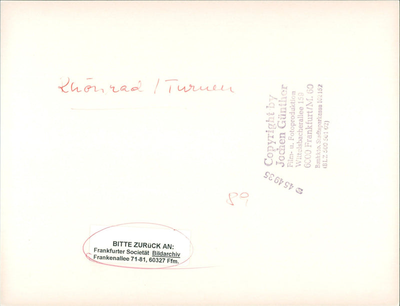 GERATE WRAD WHEEL INVENTED SCHONAU PLACE FILM - Vintage Photograph