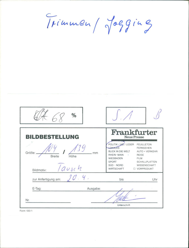 CLOTHING KILOMETERS MISCELLANEOUS RUNNING MEETINGS TRIMMING JOGGING FILM - Vintage Photograph