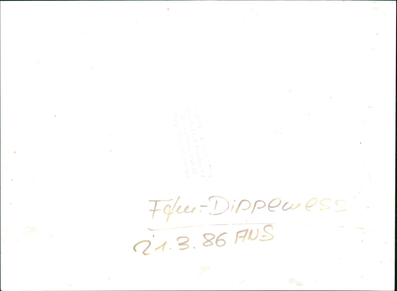 1986 FOLECE DIPPEWE TAUS ICE CREAM SERVINGS FOLECEDIPPEWER SERVING - Vintage Photograph