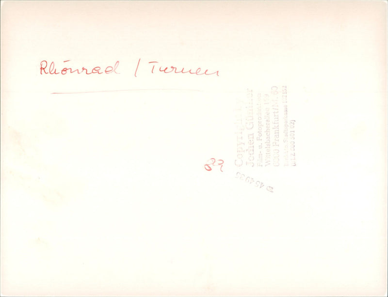 GERATE WRAD WHEEL INVENTED SCHONAU PLACE BAYE RIC RHON FILM - Vintage Photograph