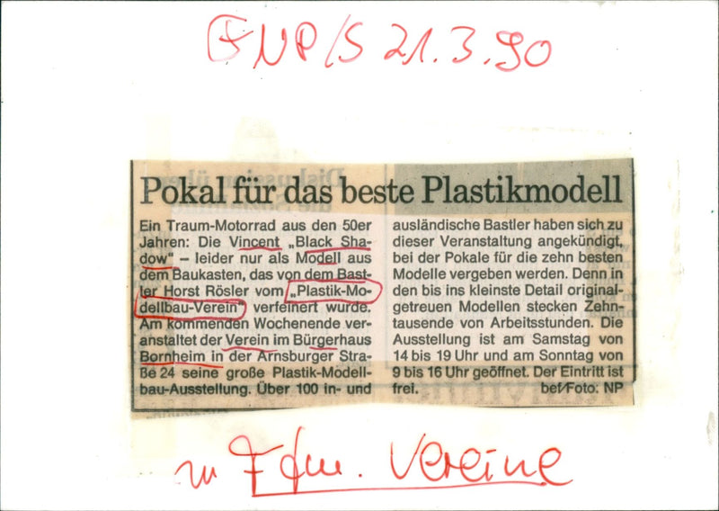 1990 ASSOCIATIONS MODELING ASSOCIATION BLACK SHA THIS EVEN - Vintage Photograph