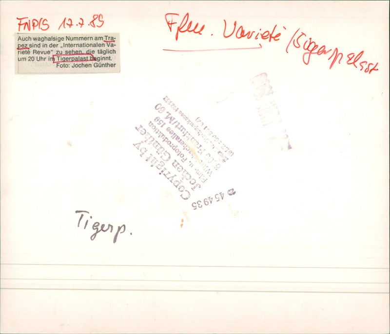 MILLION MARK AMOUNTS KIDNEY PROJECT ARTIST FILM - Vintage Photograph