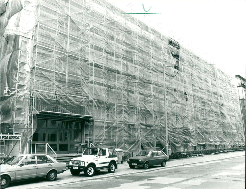 1987 UNIVERSITY BUILDING CHAPEL BOCKENHEIM FOUR ROBERT FILM - Vintage Photograph