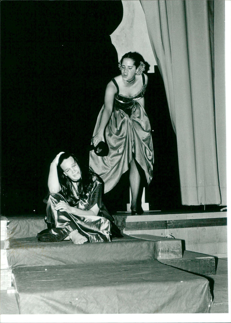 1997 SCHOOLS SCHULER SHEA ACTING SCHU VARIETE SCHUH DON JUAN PREMIERE - Vintage Photograph