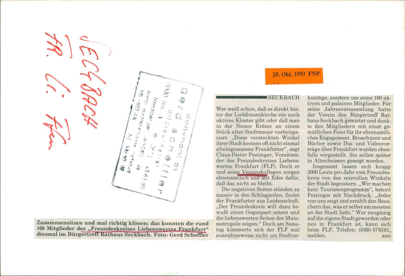 1993 GRAY PANTHERS FFUU TRAINEES FROG DEPENDENT MODEL LANDS COUNT - Vintage Photograph